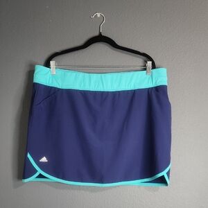 Adidas Blue and Teal Skort